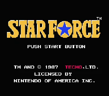 Star Force (Japan) screen shot title